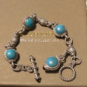 JUDITH RIPKA 🎉HP🎉TURQUOISE DMQ TOGGLE BRACELET